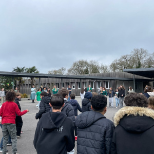 Joie et bonne humeur au collège