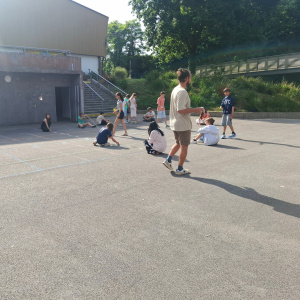 cours de math en extérieur