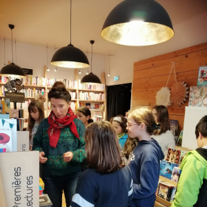 Visite de la librairie