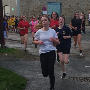 En pleine course