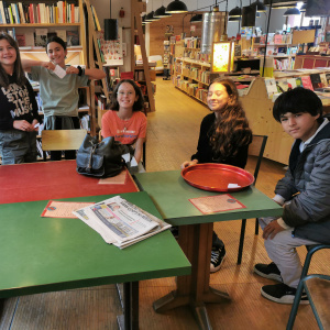 Nos lecteurs à la librairie